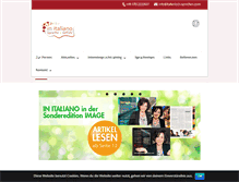Tablet Screenshot of italienisch-sprechen.com